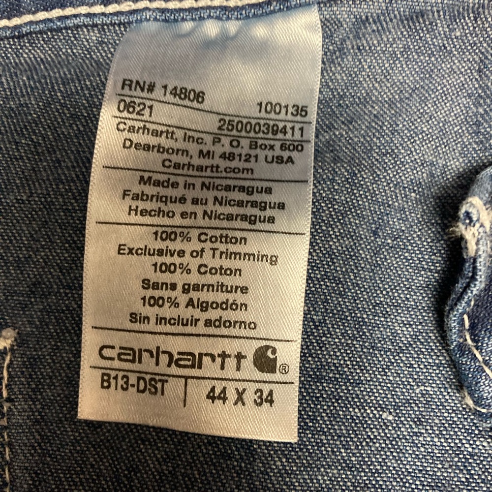 Mens Carhartt Blue jeans